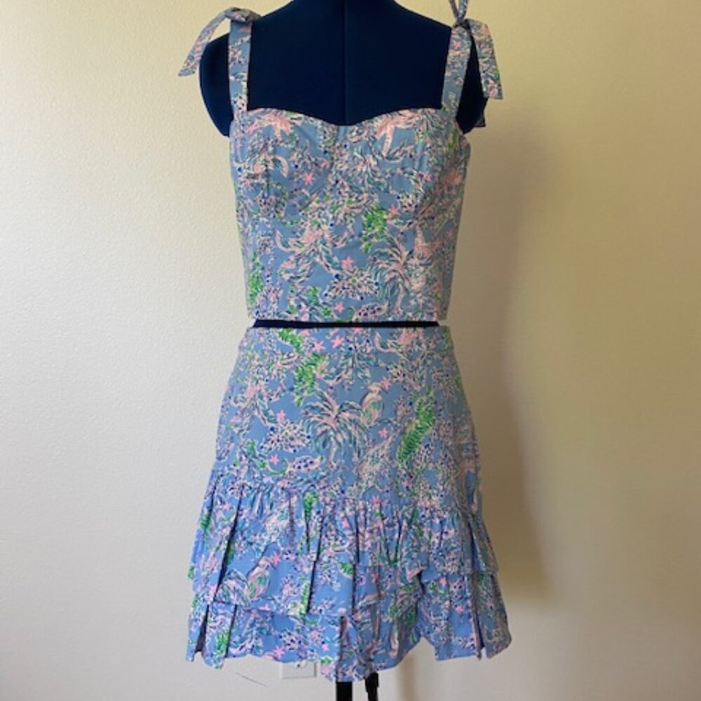 Lilly Pulitzer Rosalie 2 Piece Set - Crop Top and Skirt - New w/Tags